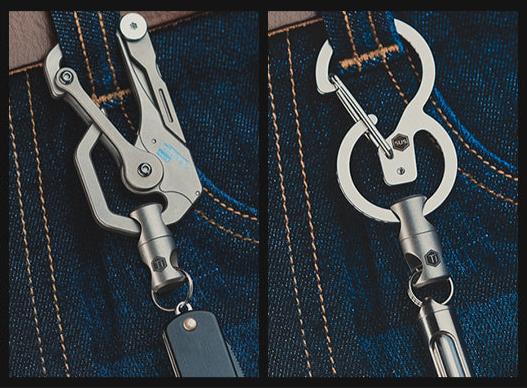 Titanium Swivel Connector For Keychain