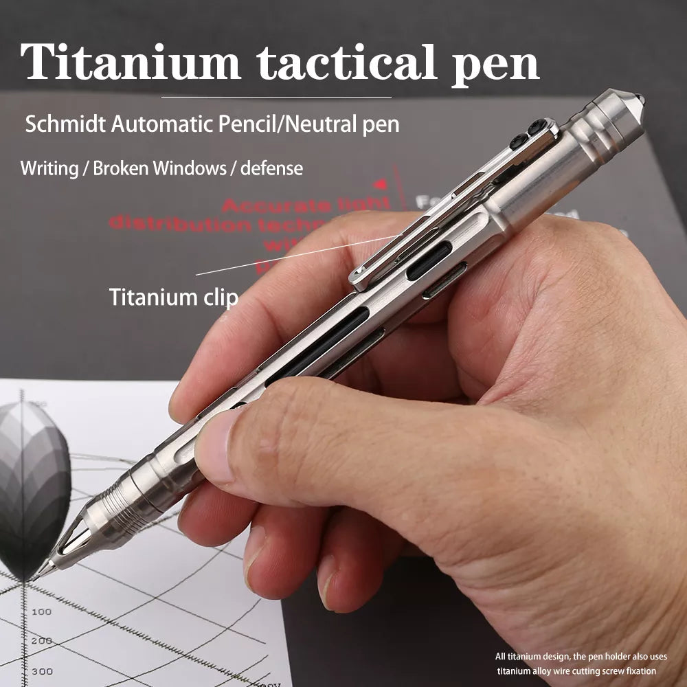 2 In 1 Integrated Titanium Tactical Pen & Pencil - NOVA EDC