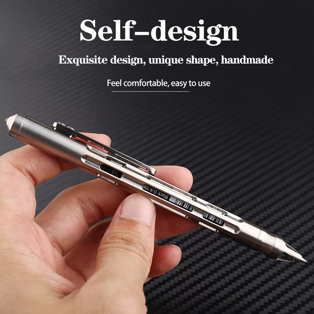 2 In 1 Integrated Titanium Tactical Pen & Pencil - NOVA EDC