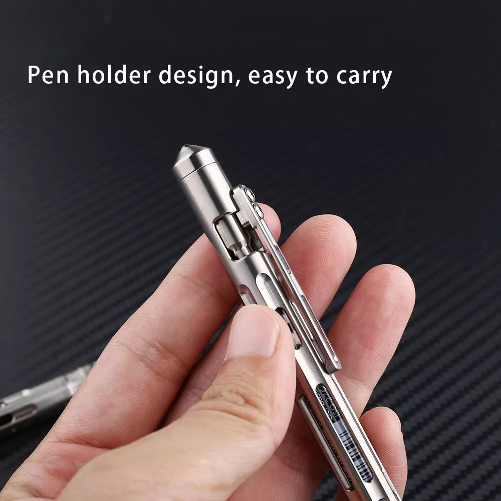 2 In 1 Integrated Titanium Tactical Pen & Pencil - NOVA EDC