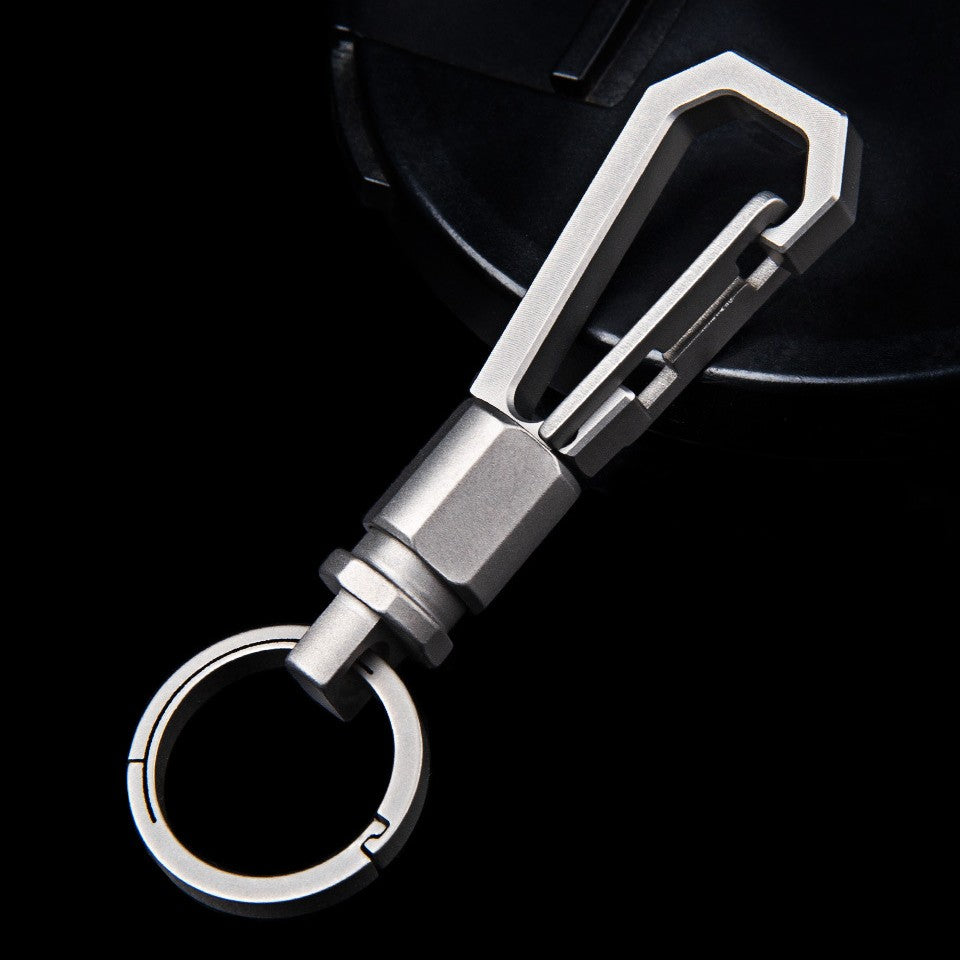 Titanium Swivel Quick Release Keychain 2