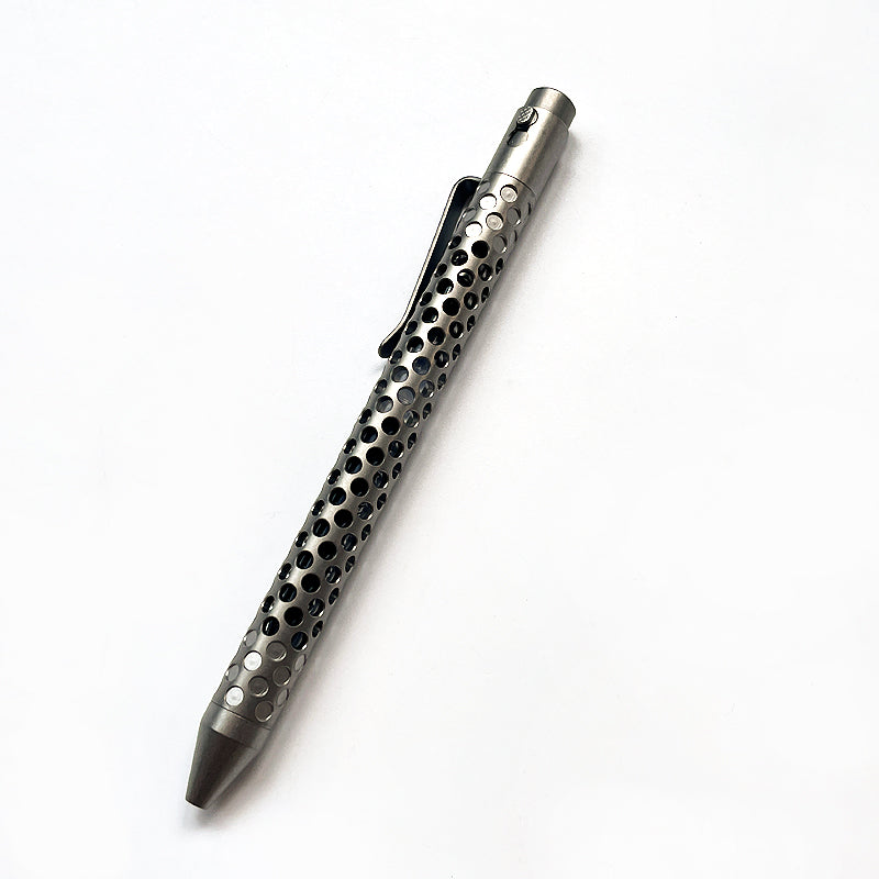 Titanium Hollow Signature Pen - NOVA EDC