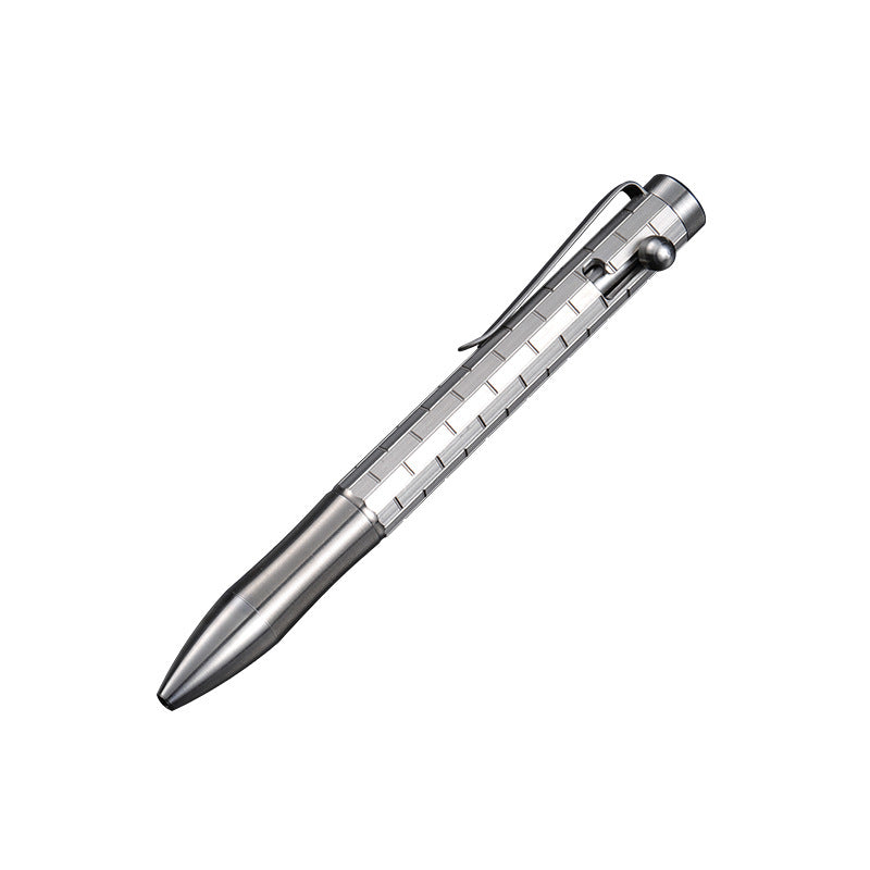 Titanium Bolt Action Signature Pen - NOVA EDC