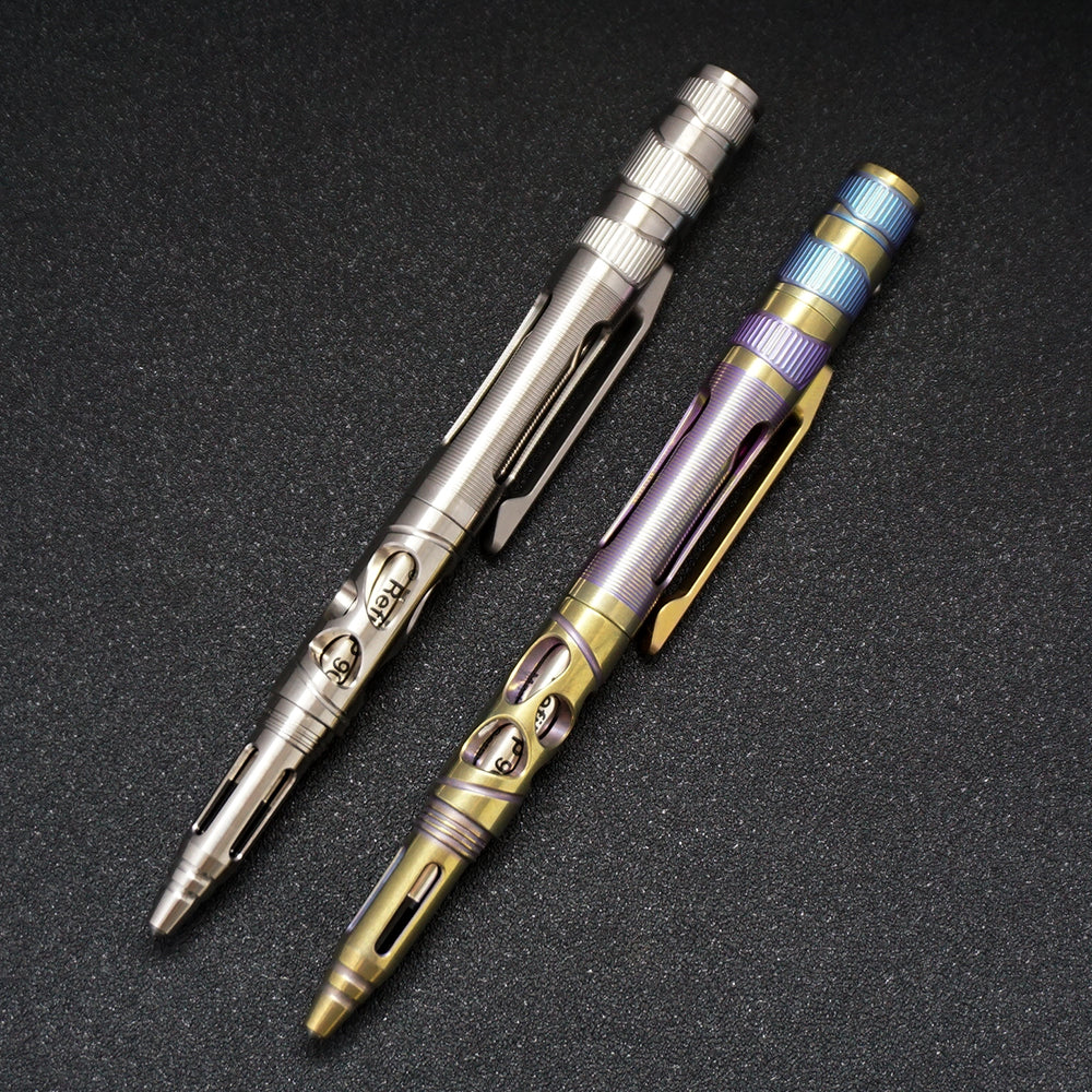 Titanium Tactical Pen With Flashlight - NOVA EDC