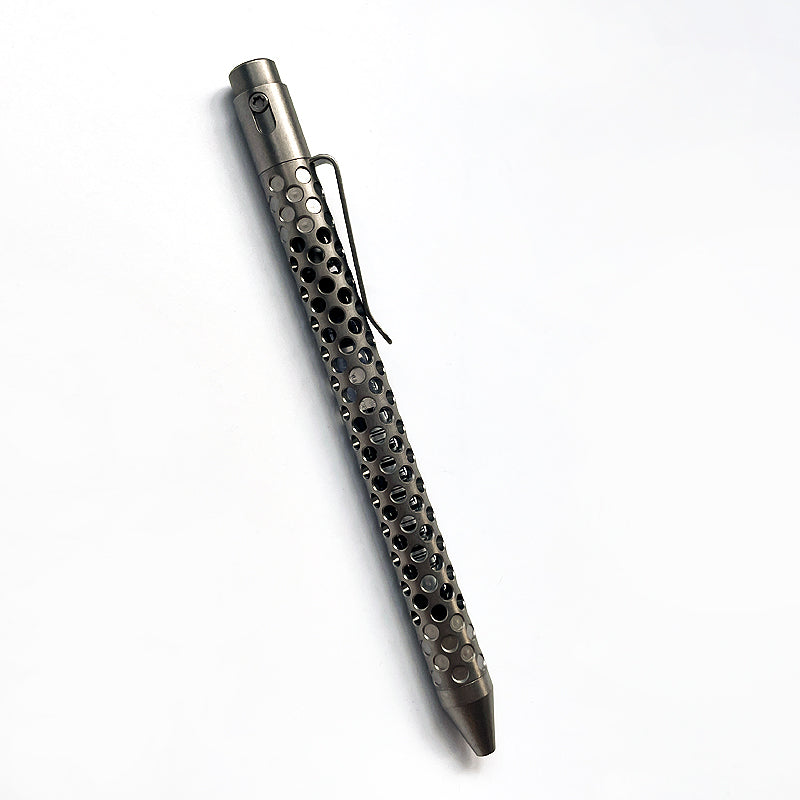 Titanium Hollow Signature Pen - NOVA EDC