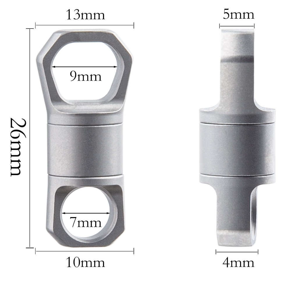 Titanium Swivel Connector For Keyring