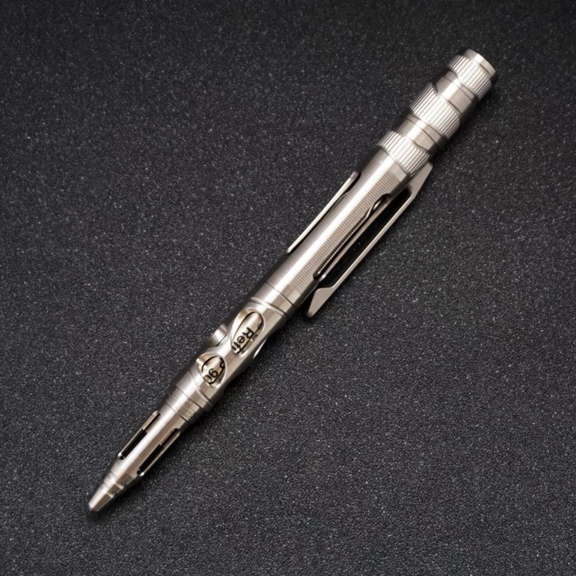 Titanium Tactical Pen With Flashlight - NOVA EDC