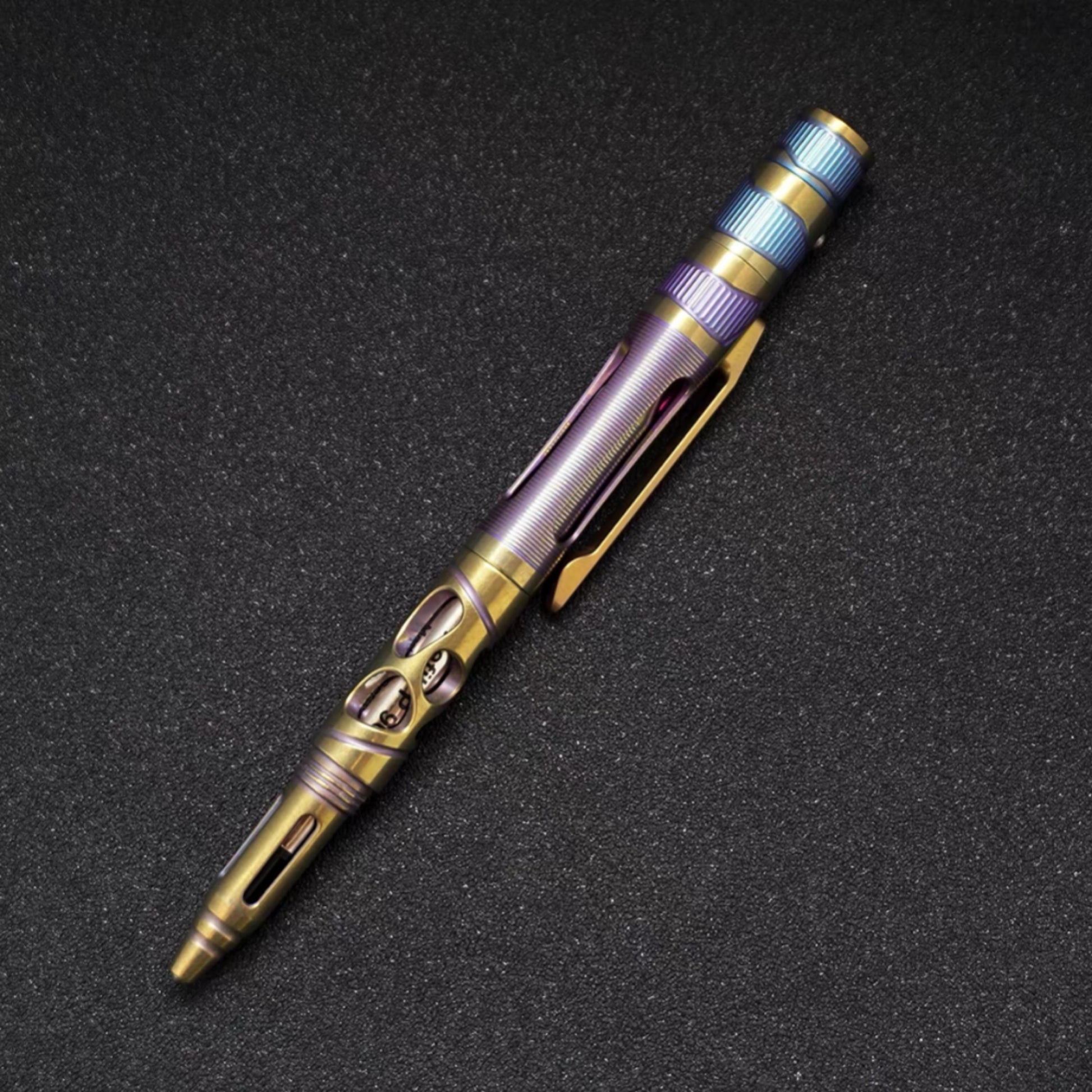 Titanium Tactical Pen With Flashlight - NOVA EDC